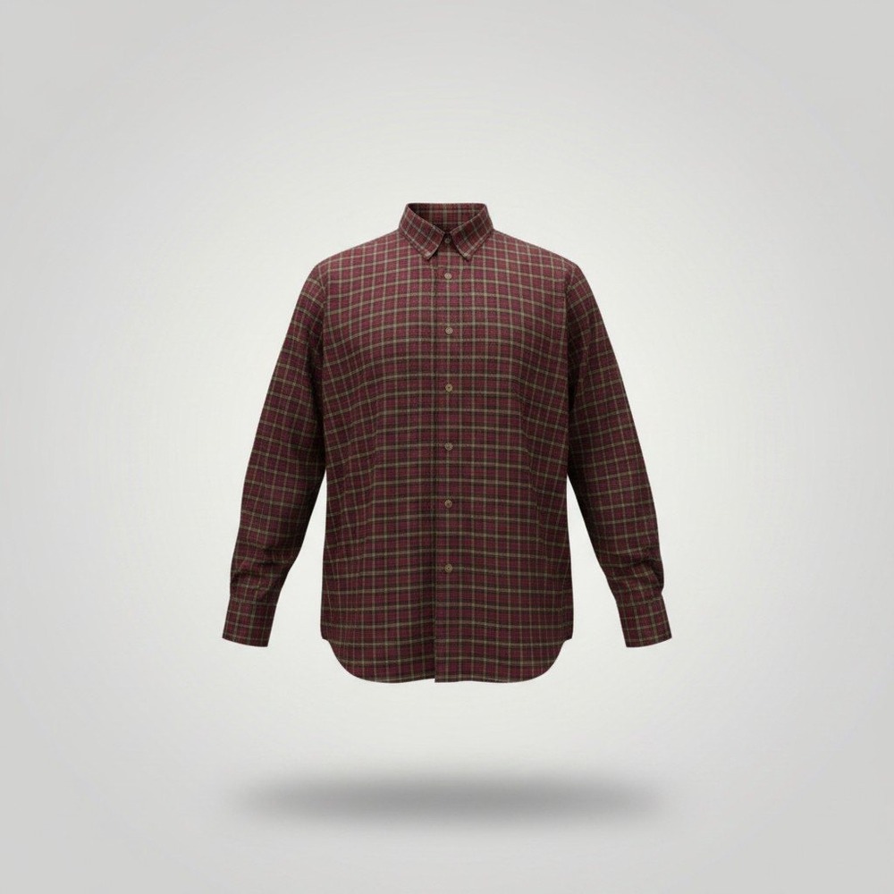 LL Bean Plaid Button Down Shirt Men XXL Red Wrinkle Resist Cabin Gorpcore Fall